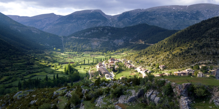 Un des tronçons les plus intéressants qui relie Berga à Bagà