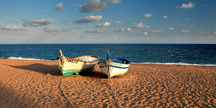 Pineda de Mar's beach