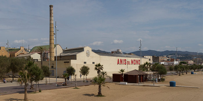 Anís del Mono modernist factory, in Badalona