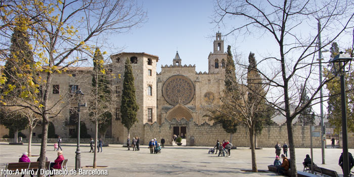 Monestir de Sant Cugat del Vallès Monasterio de Sant Cugat del Vallès