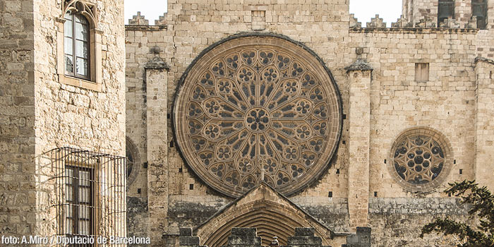 Rosetón del monasterio de Sant Cugat