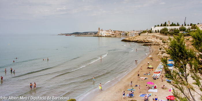 Sitges. Platja dels Balmins