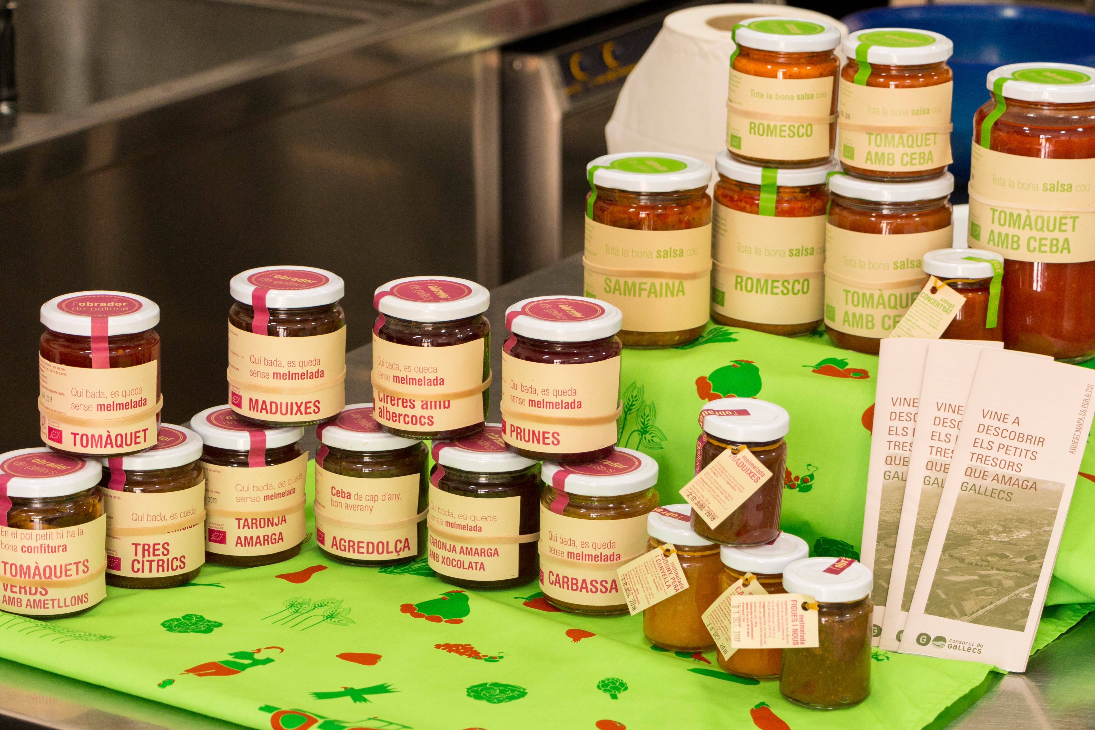 Mermeladas y elaborados ecológicos