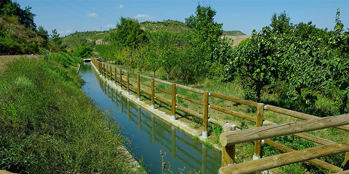 La Sèquia de Manresa al seu pas per Balsareny