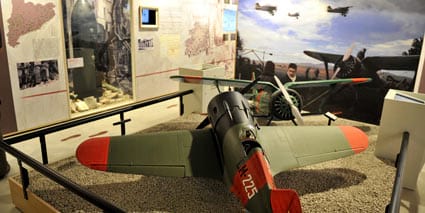 Centro de Interpretación de la Aviación Republicana y la Guerra Aérea, en Santa Margarida i els Monjos