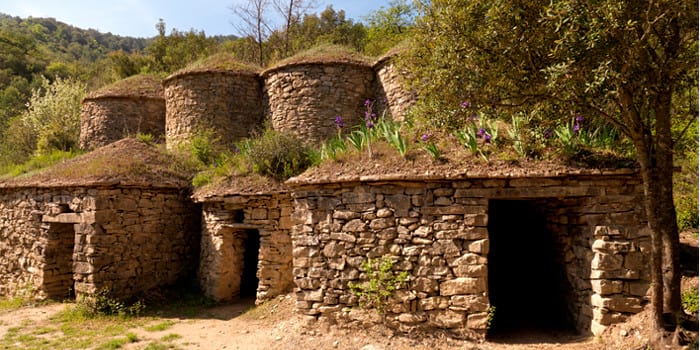 Cuves en pierre sèche