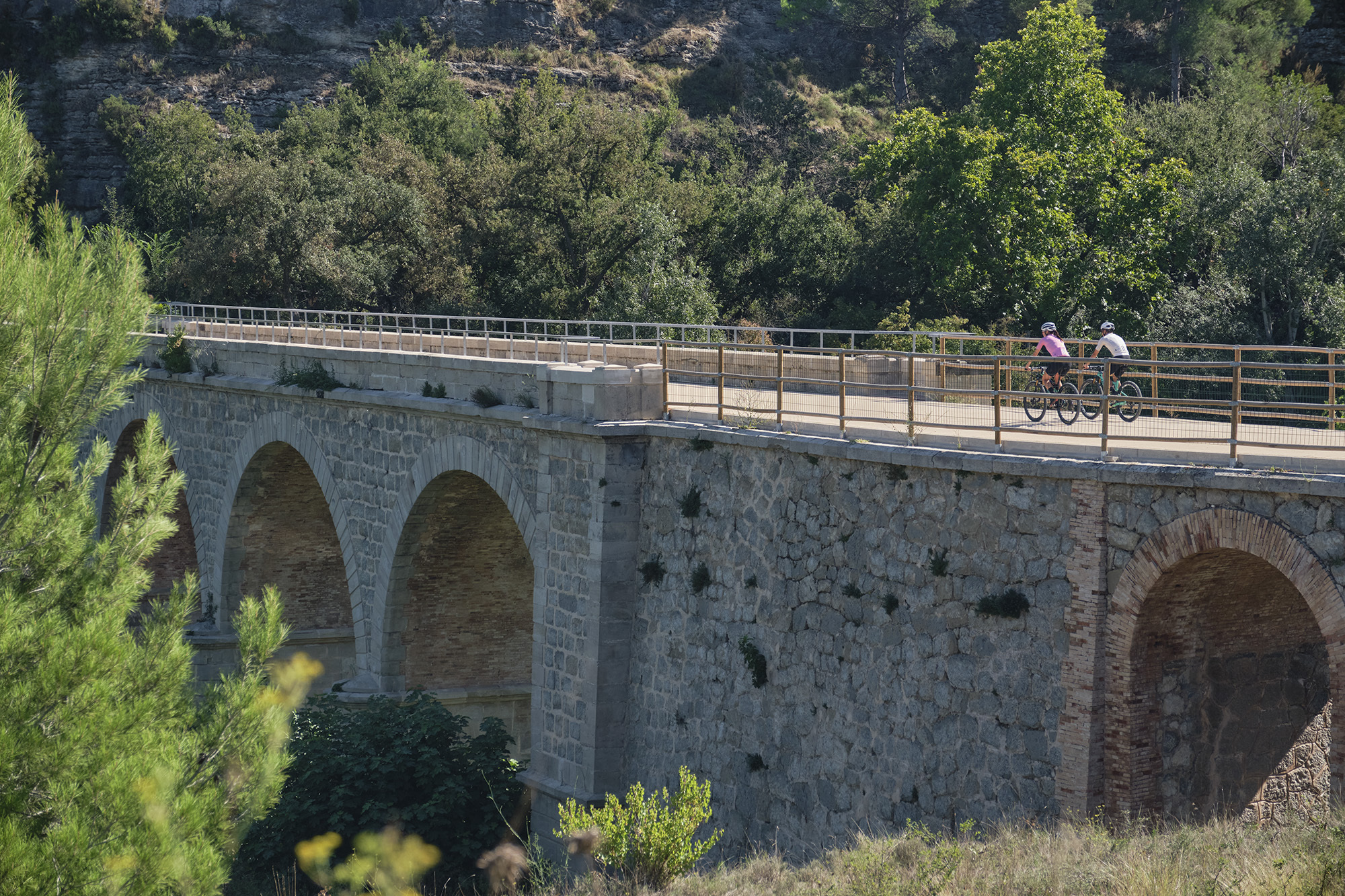 Die Boixera-brücke.
