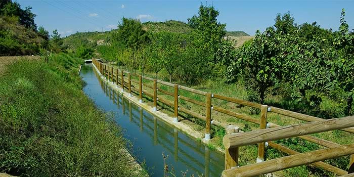 La Sèquia de Manresa al seu pas per Balsareny