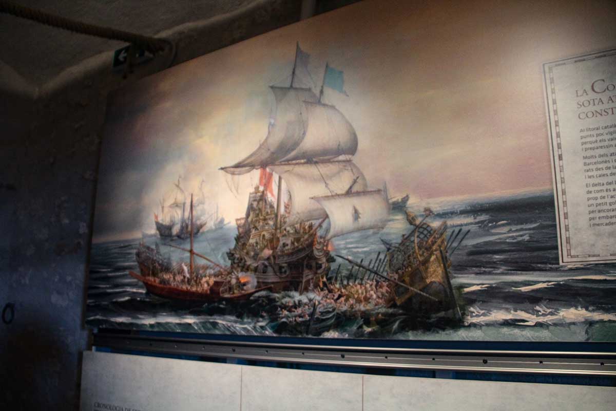 <p>Exposition Piratia à Castelldfels</p>