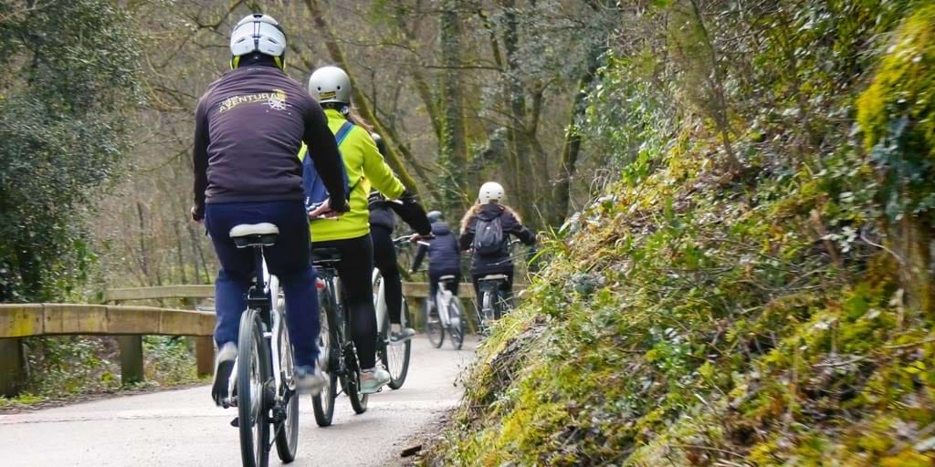 <p>Passeig en bicicleta al Parc Natural i Reserva de la Biosfera del Monstseny</p>