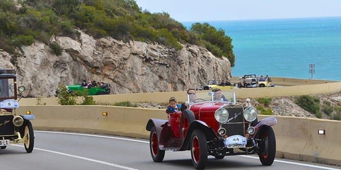 Ral·li de cotxes d'època Barcelona Sitges