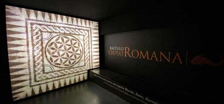 Mosaico romano en el Museo de Badalona