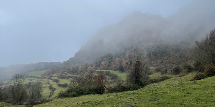 La serra de Bufadors emboirada