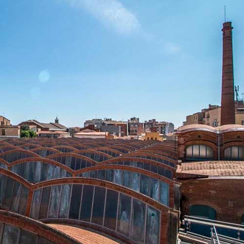 Terrat modernista del MNACTEC de Terrassa