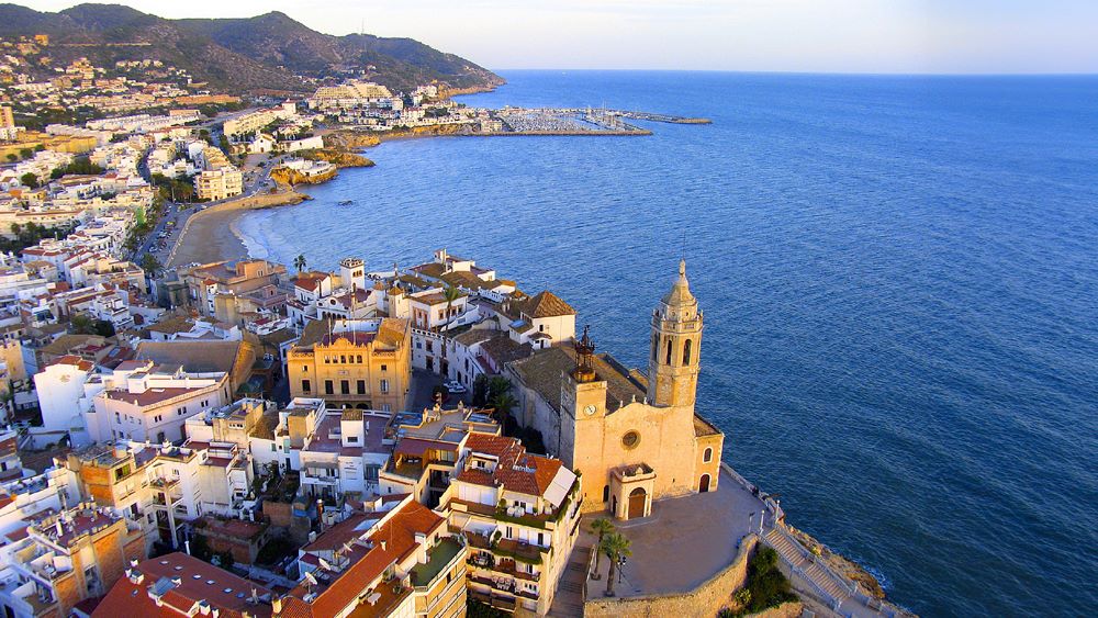 Vista aèria de Sitges
