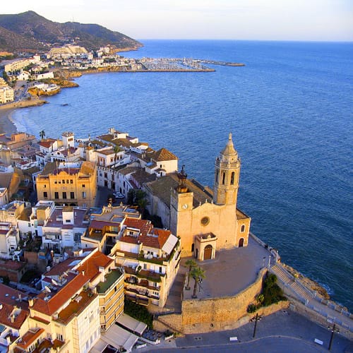 Vista aèria de Sitges